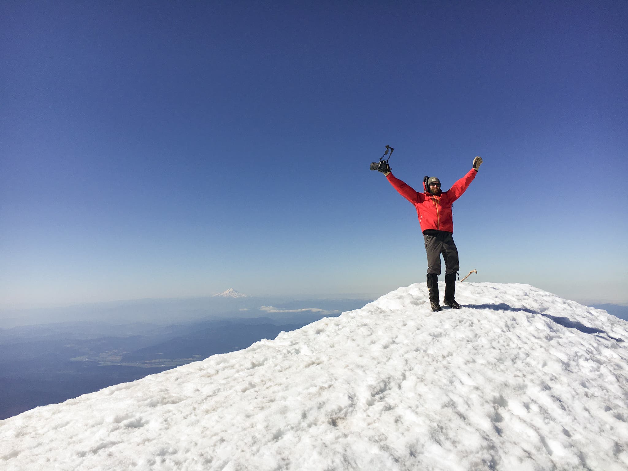 100 days outdoors - week 7 - the celebration at the summit of mt. adams