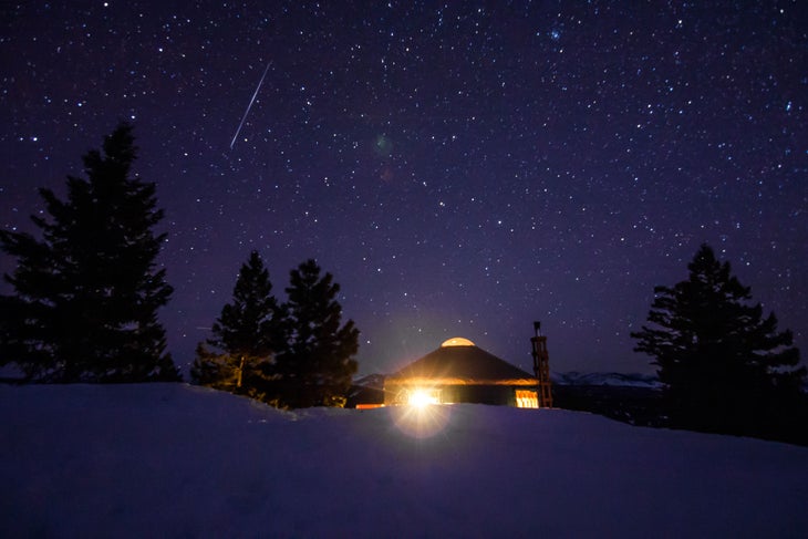 "Stargaze Yurt hut"