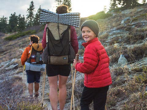 Buddy Backpacker hiking the Appalachian Trail