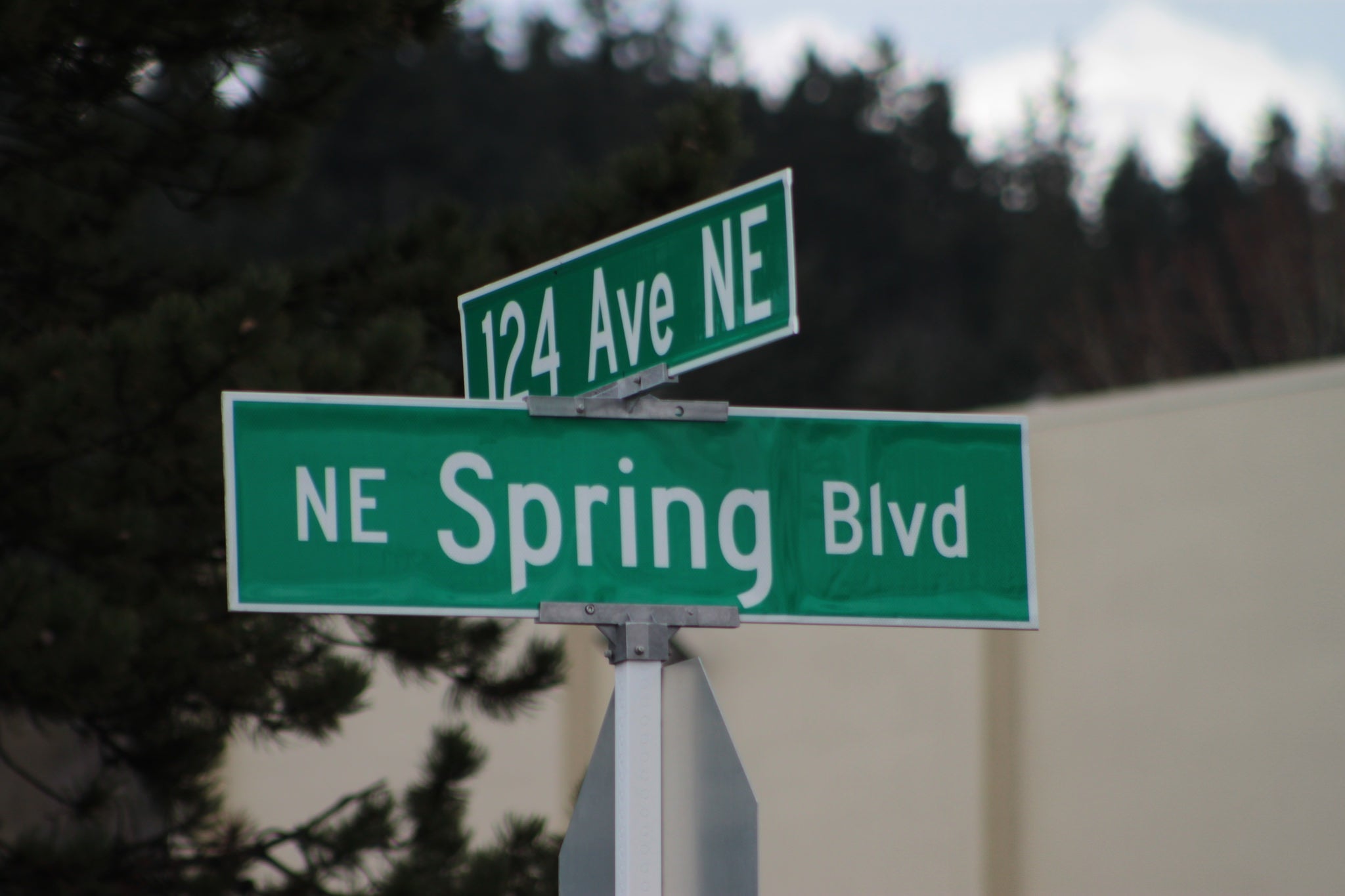 "Spring District sign"