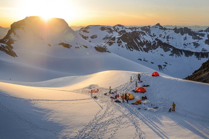 skiing british columbia spearhead traverse