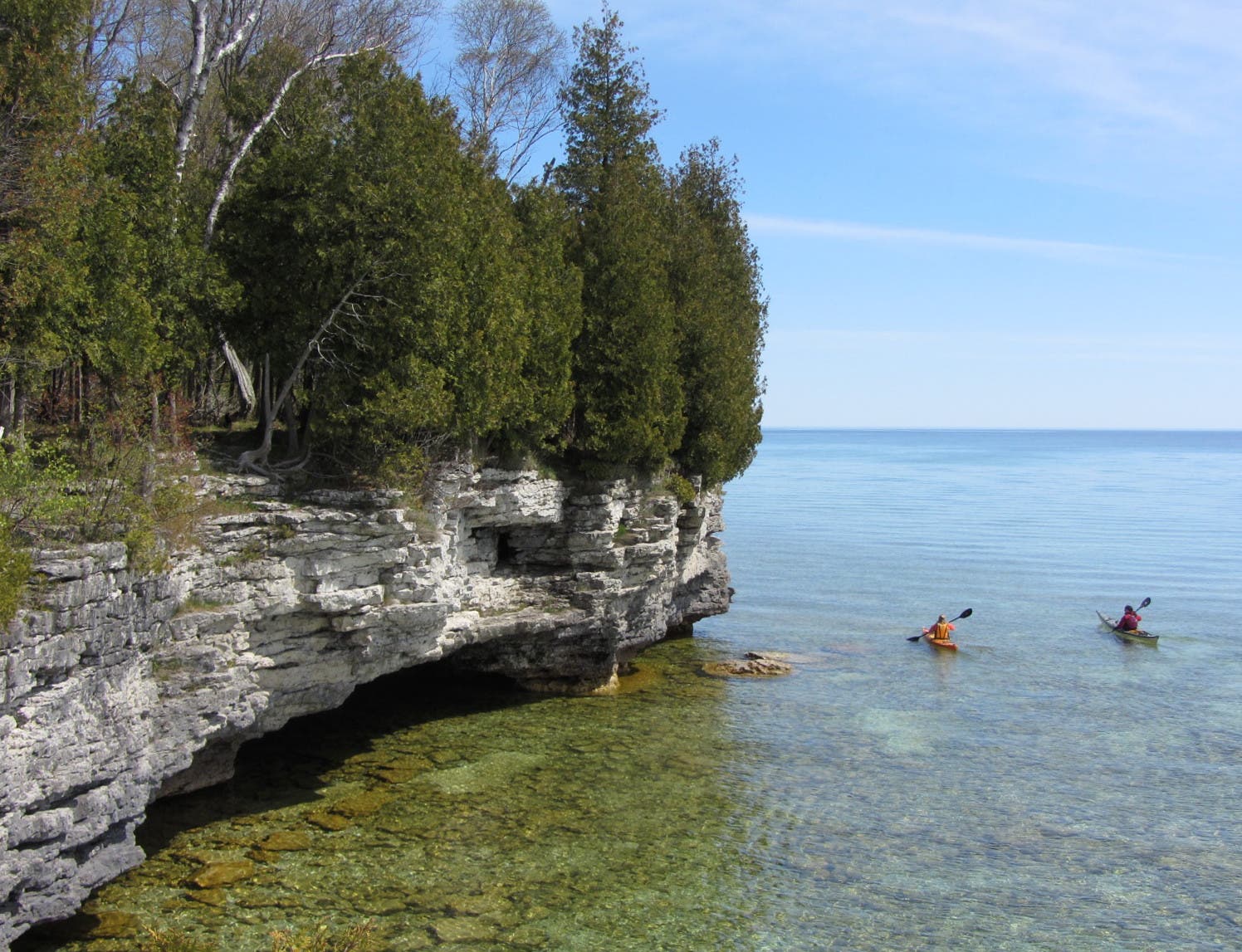 Paddling and Fish-Boiling in Wisconsin’s Door County
