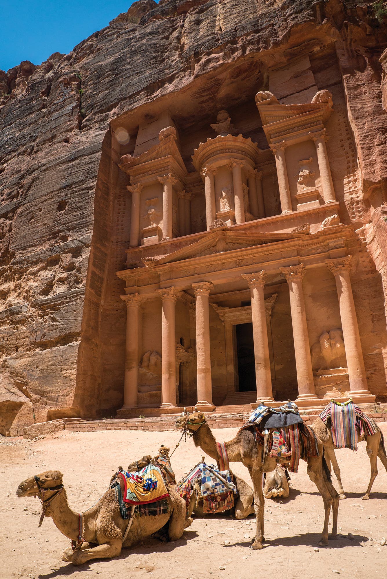 BP0118JORDAN_AndyAustin_camels08170 The Treasury in Jordan