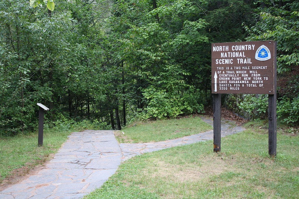 North_Country_National_Scenic_Trail_Sign_Copper_Falls_State_Park_August_2012 North County Trail building trails