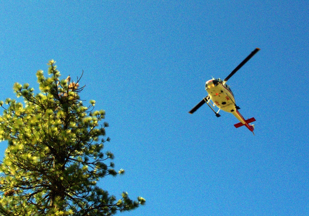 rescue helicopter None