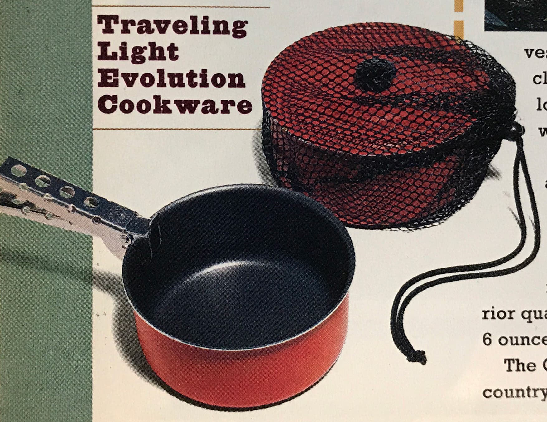 editors choice 1996 traveling light cookware