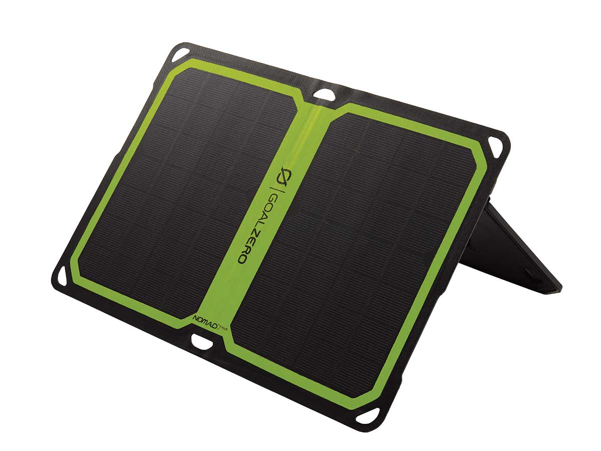 Goal Zero Nomad 7 Plus best solar chargers for backpacking