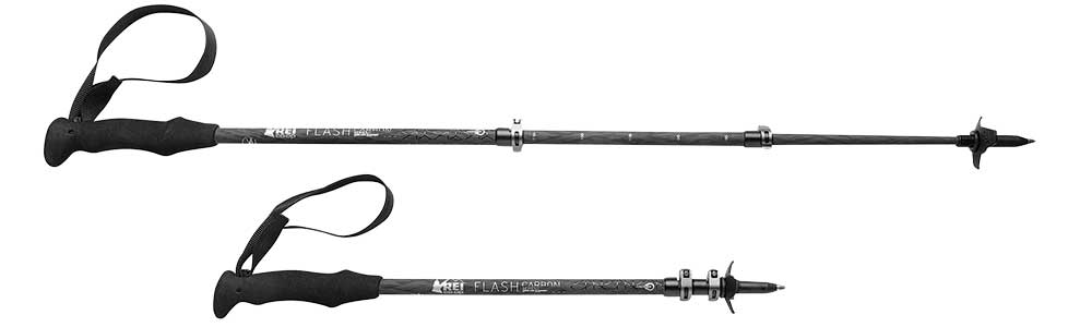0417BPGG_Poles_REI_gn REI Co-op Flash Carbon Trekking Pole