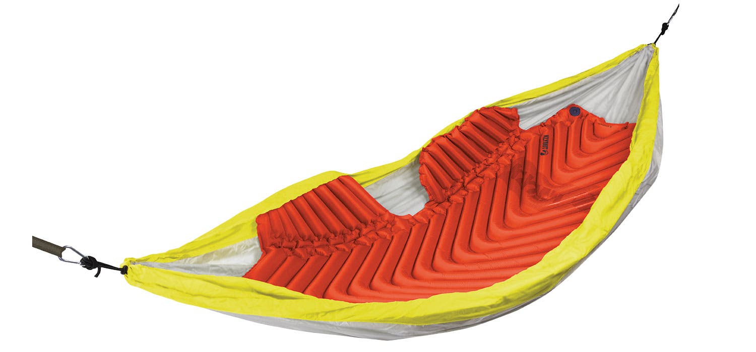 best camping hammock klymit pad