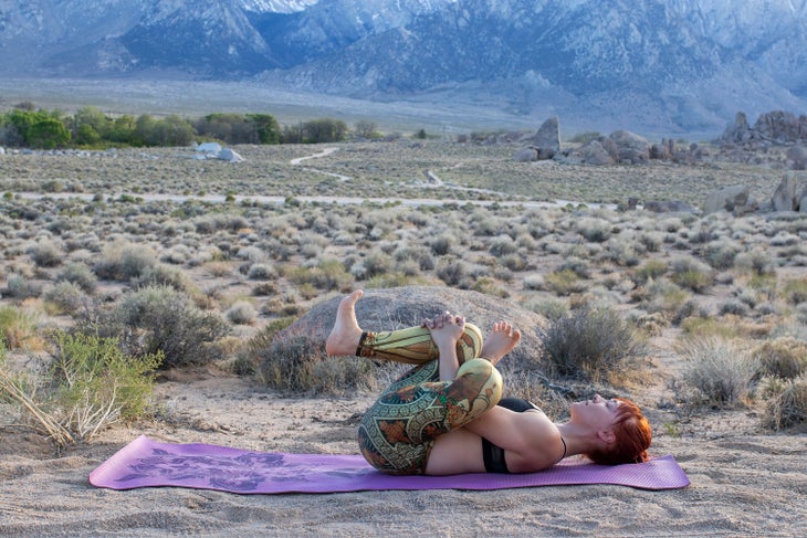 Thread the Nedle Pose thread the needle yoga pose