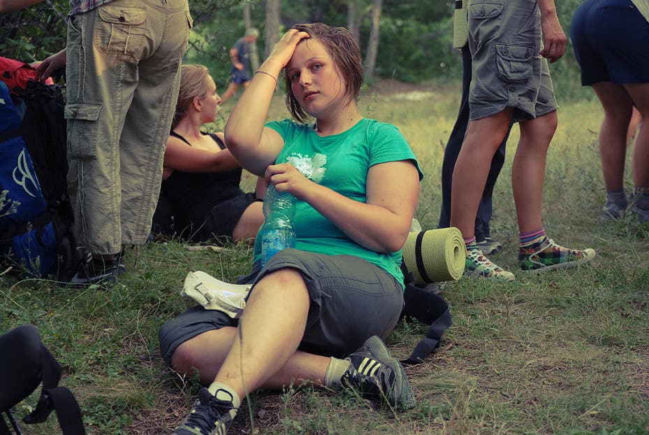 hiking water bottle None