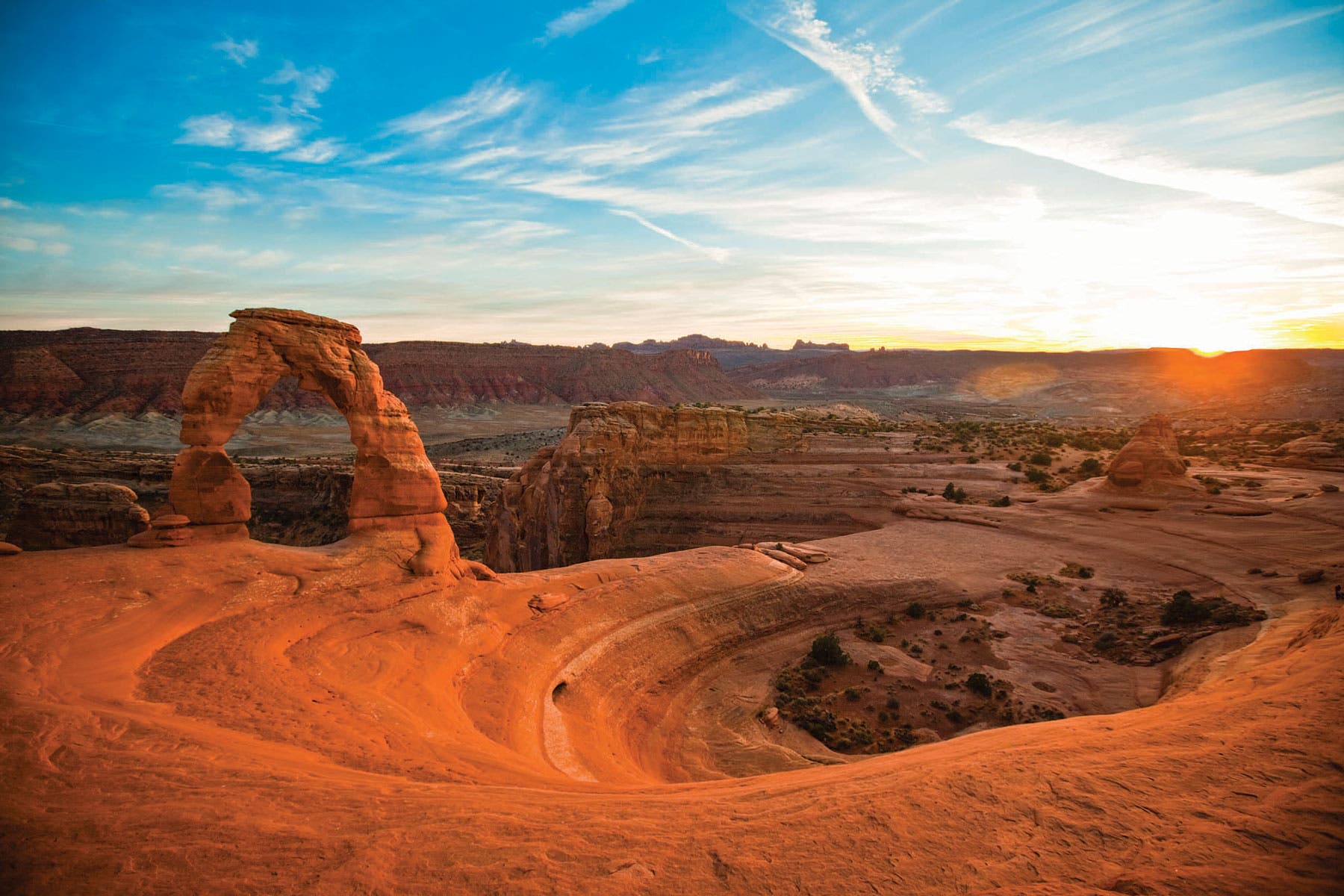 Arches National Park - hiking with mom