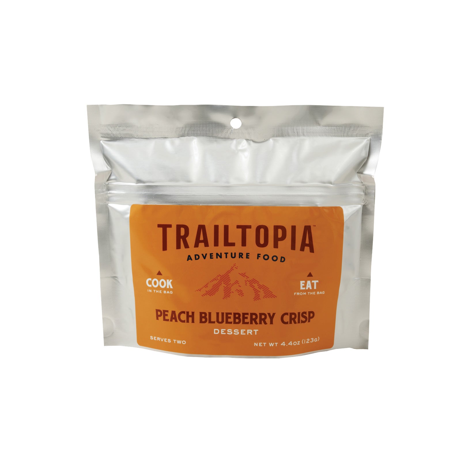 "trailtopia peach blueberry crisp"