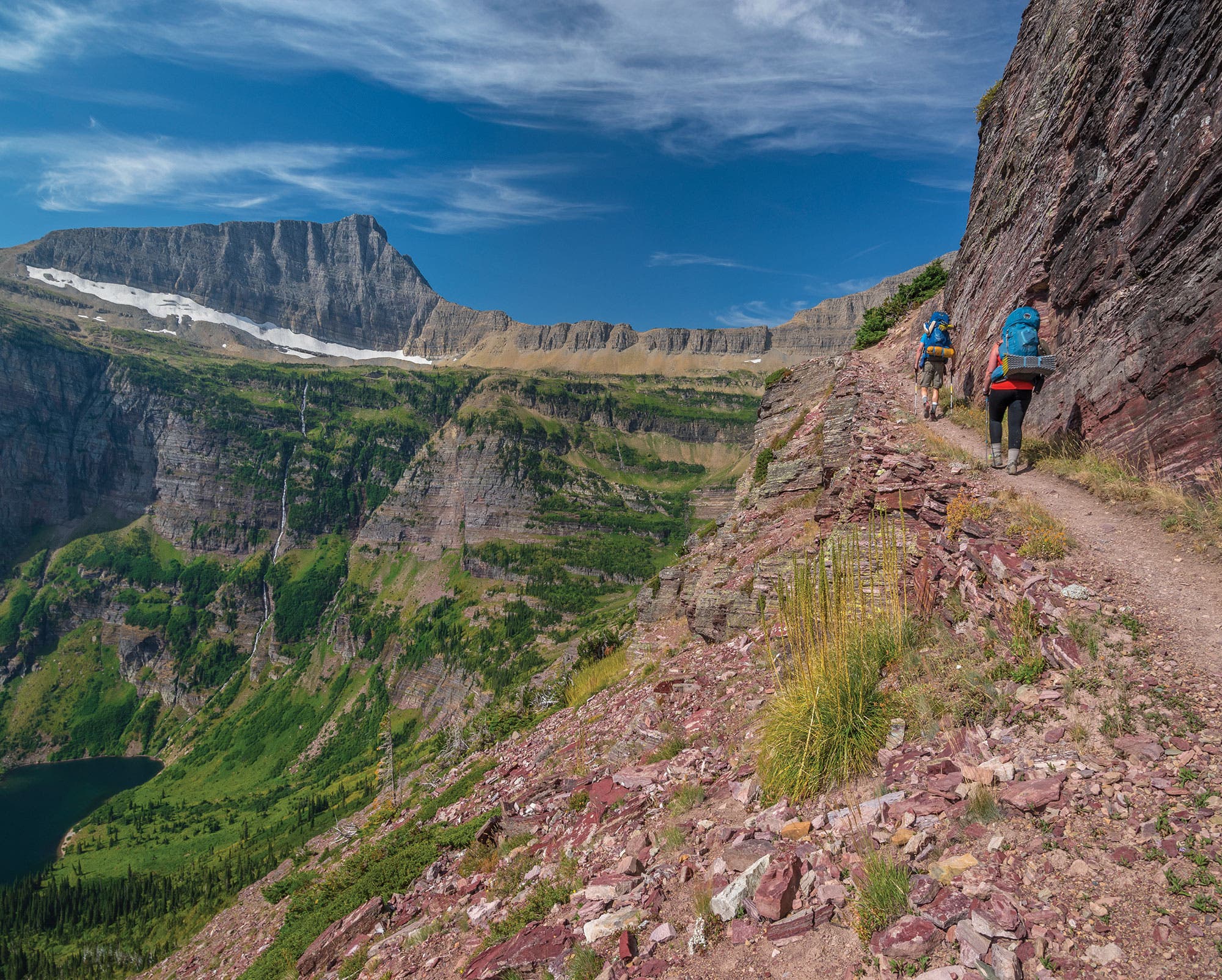 BP0918FEAT_ROUNDMNT_BrigidScott_TripleDividePass2b Hike Five Pass-Red Eagle Loop , Glacier National Park, MT