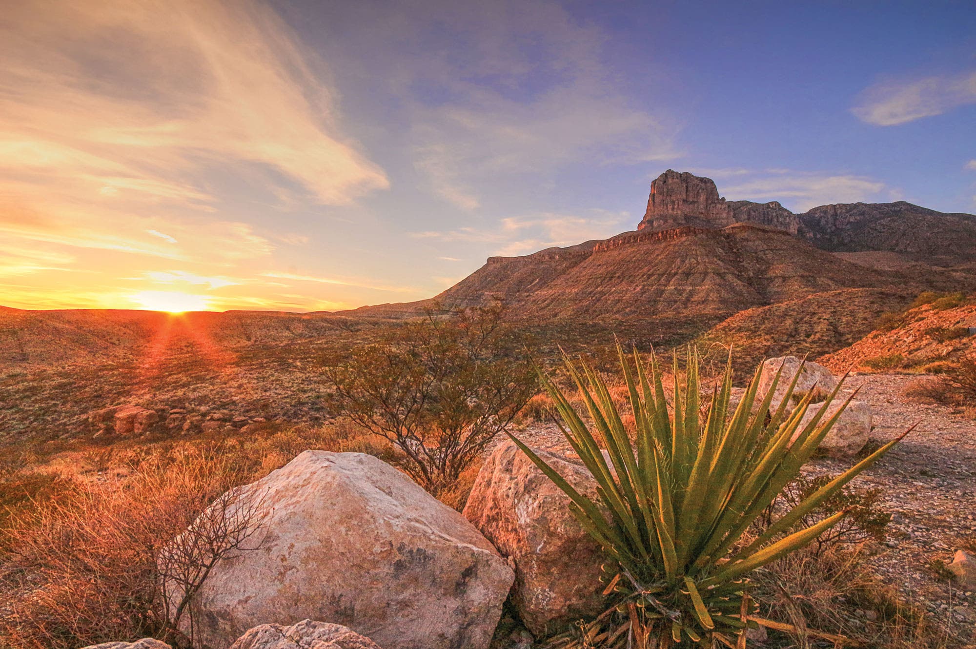 BP0918FEAT_ROUNDMNT_NormanLathropElCapitanTX Hike Guadalupe Mountains National Park, TX