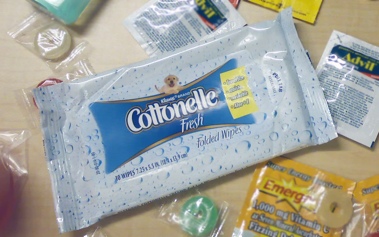 wet wipes for hiking