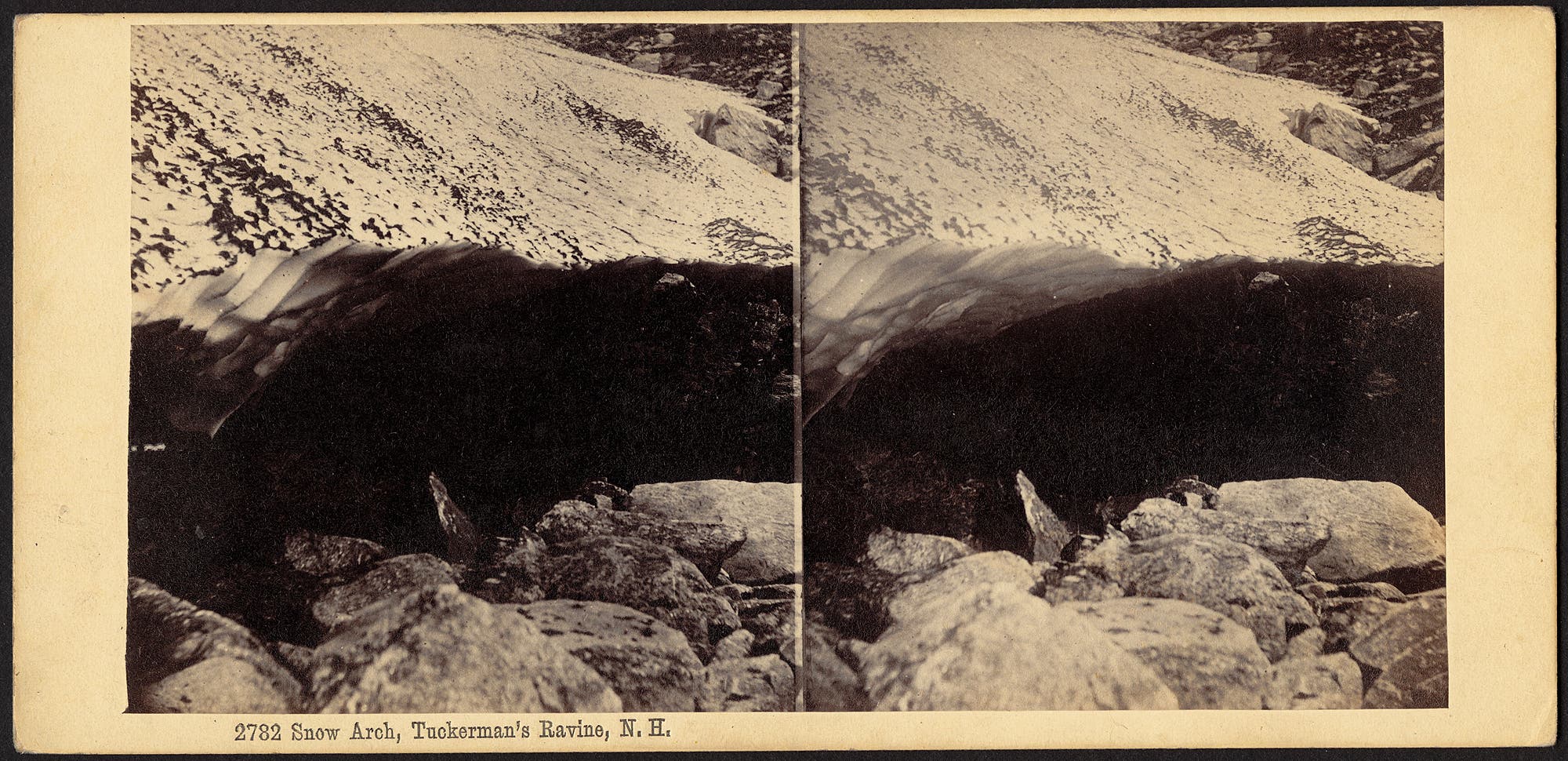 Tuckerman Ravine Snow Arch