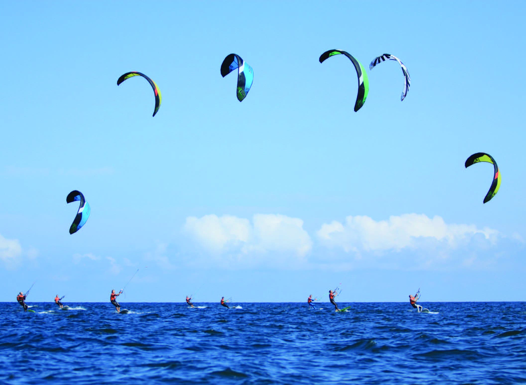 Summer POT 3_windsurfing Kite surfing off the Hel Peninsula in Poland