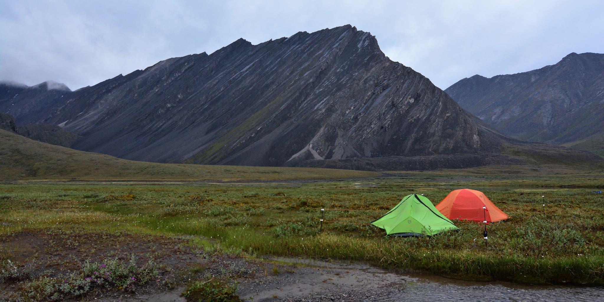 Tents in Gates of the Arctic