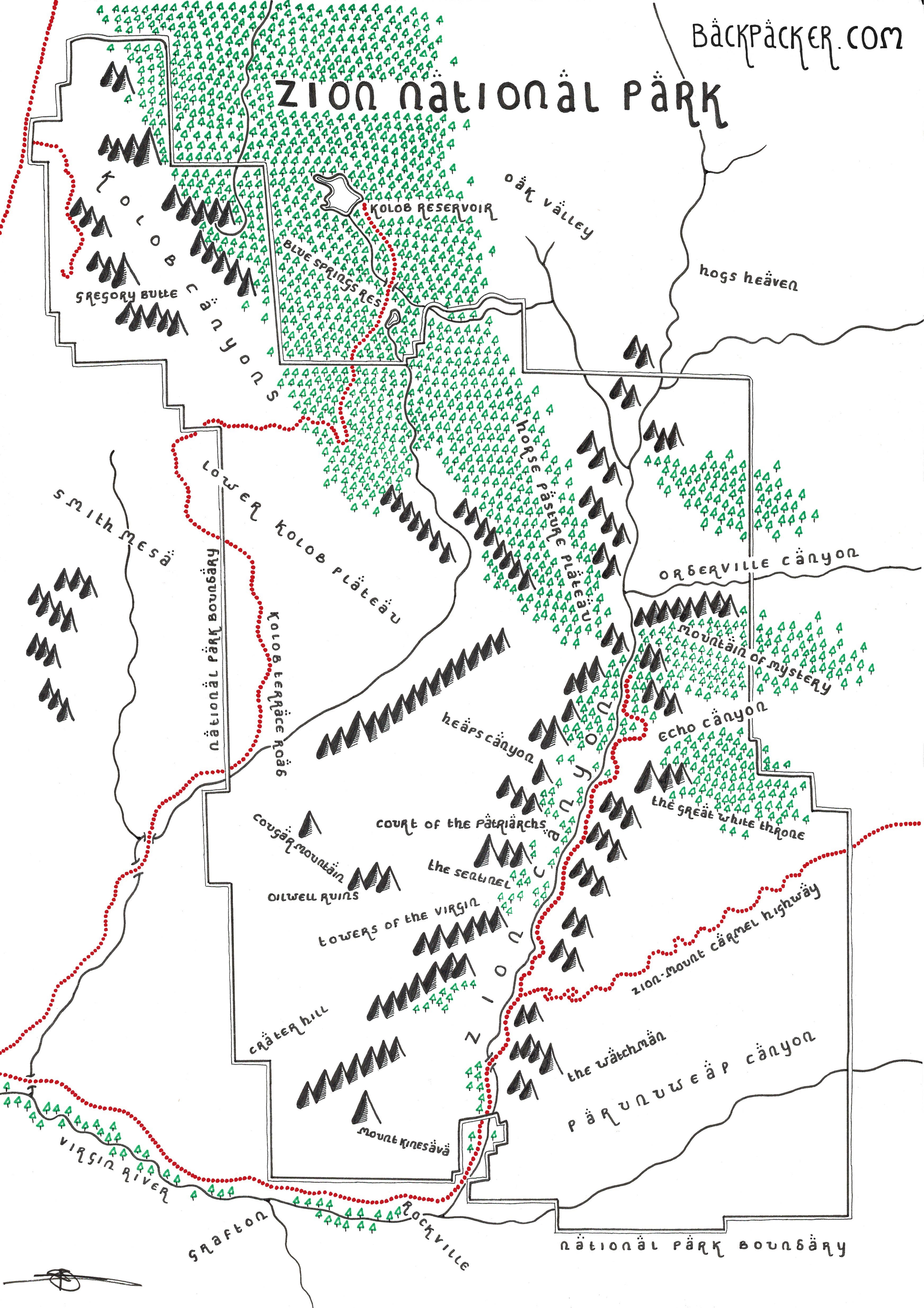Zion National Park None