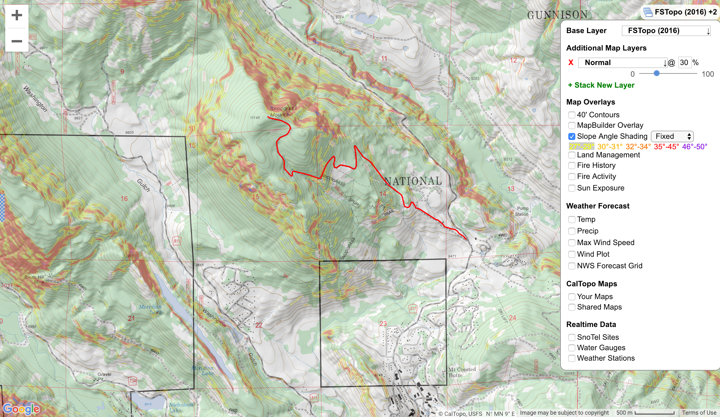 2_Track and Slope Angle Shading CalTopo shading