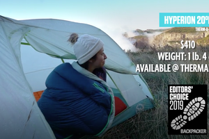 Editors' Choice Awards 2019: Therm-a-Rest Hyperion 20°F