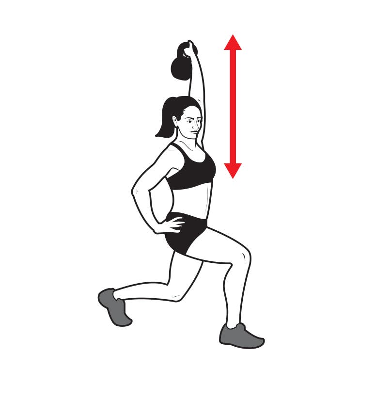 lunge-with-sagittal press-and-rotation None