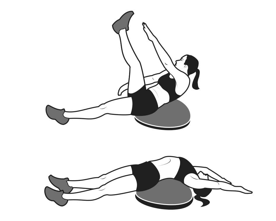 single-leg-v-ups None