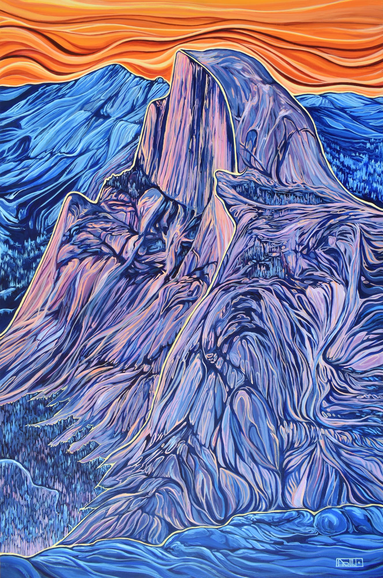 Half Dome Golden Hour - Alexandra Rubio None