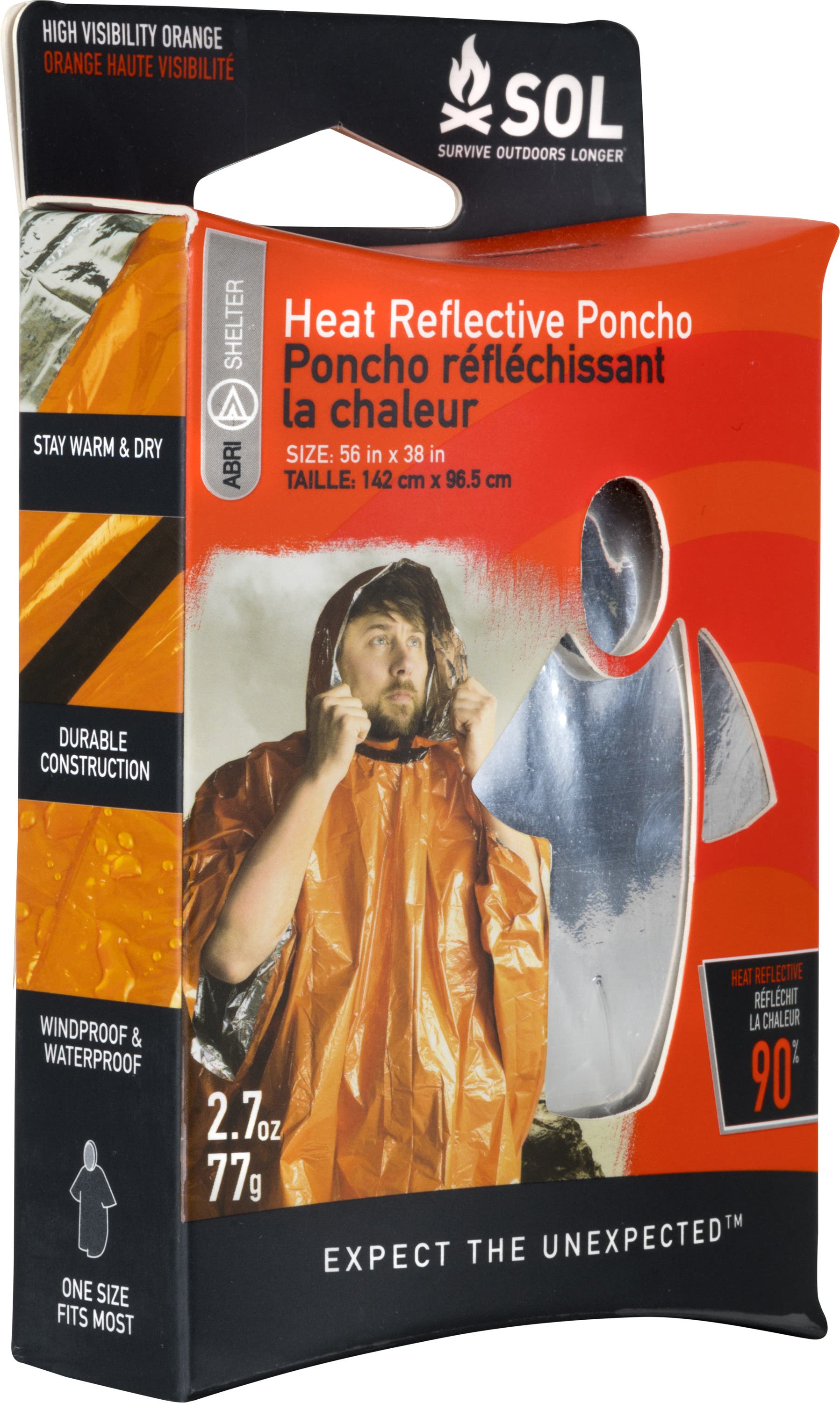 SOL Heat Reflective Poncho None