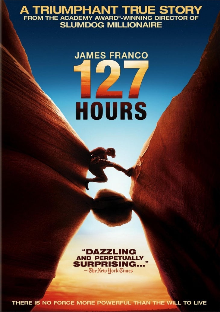 127 Hours (2010) In arguably his best role ever, James Franco stars in this gruesome, gripping adaptation of Aron Ralston's survival memoir.