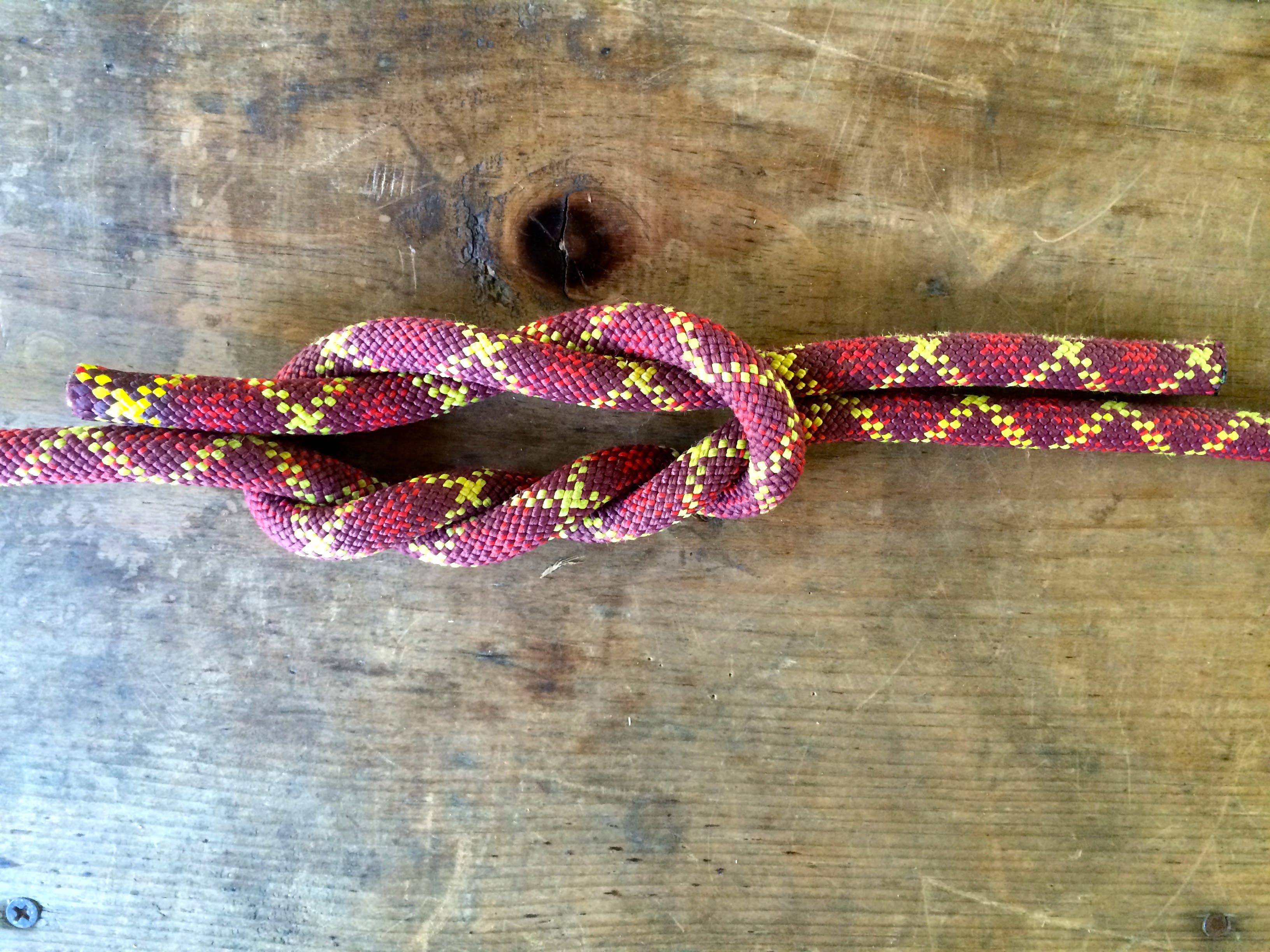 A Surgeon’s Knot is a square knot with two turns instead of one, making it especially useful for tying your boots. This knot is unlikely to slide…