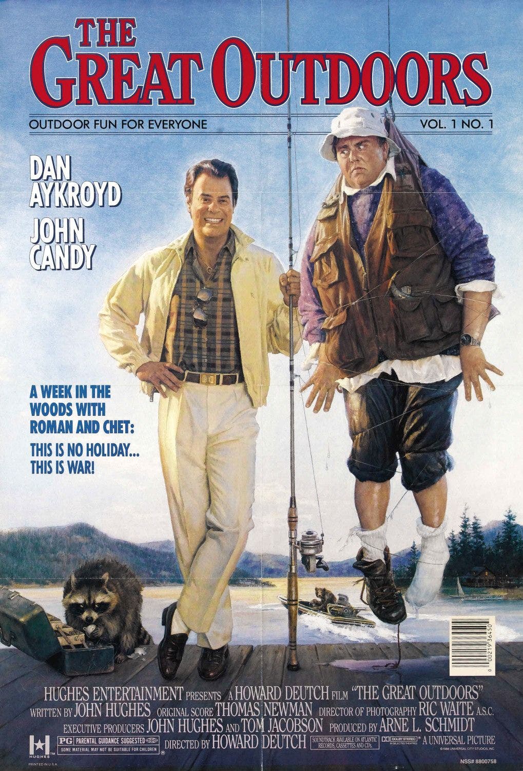 Dan Aykroyd and John Candy go family camping with disastrous, hilarious results.