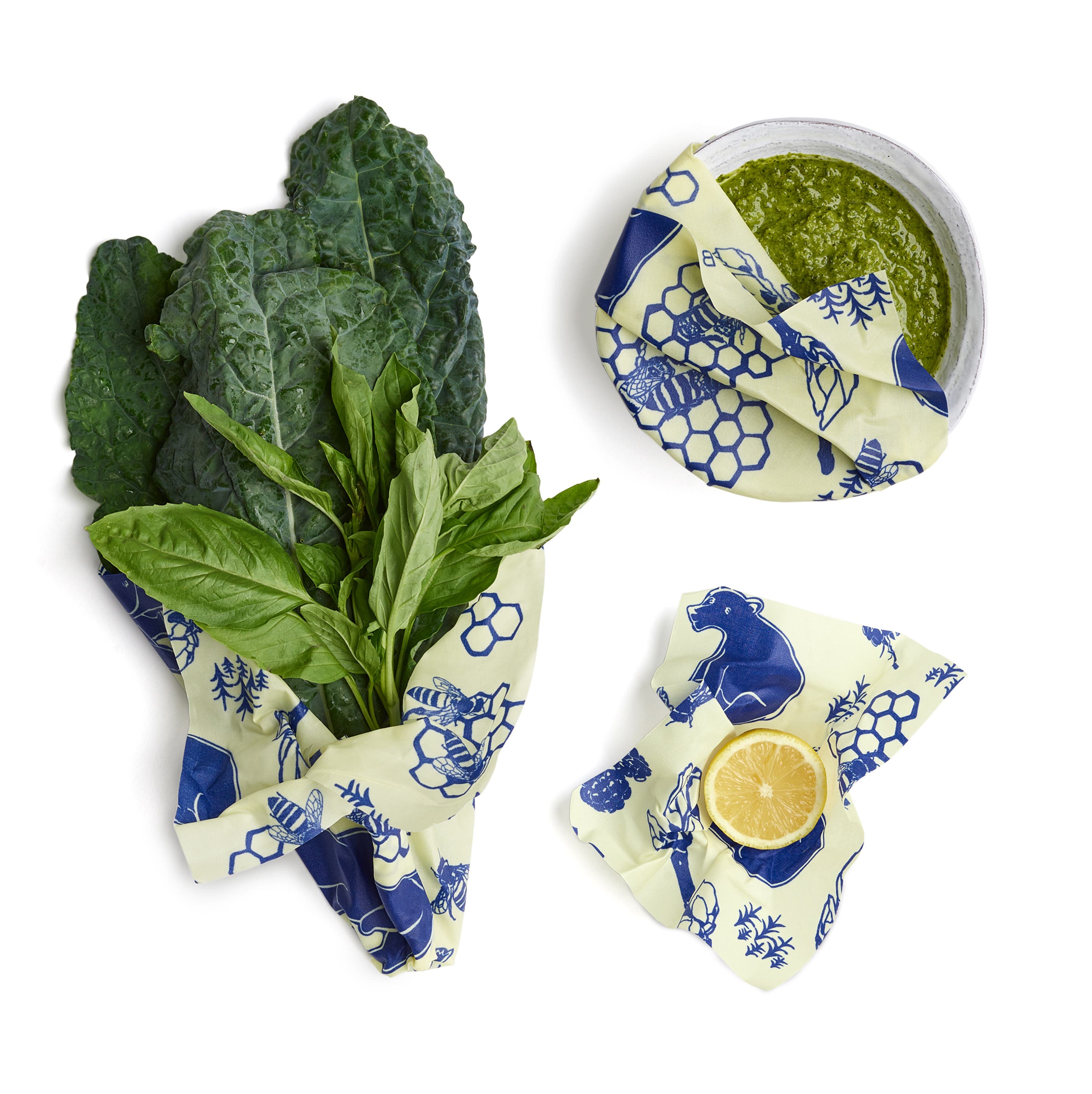 Bee’s Wrap Bears Print Lunch Pack