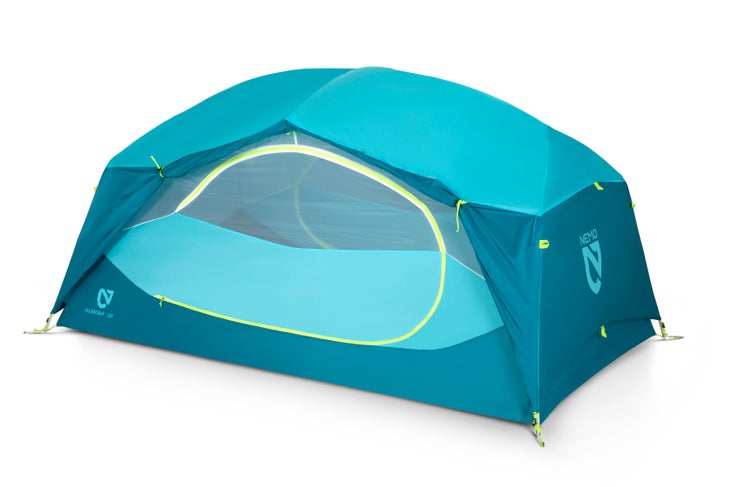 AURORA_2P_BLU_34_FLY_ALL_OPEN NEMO Aurora Backpacking Tent