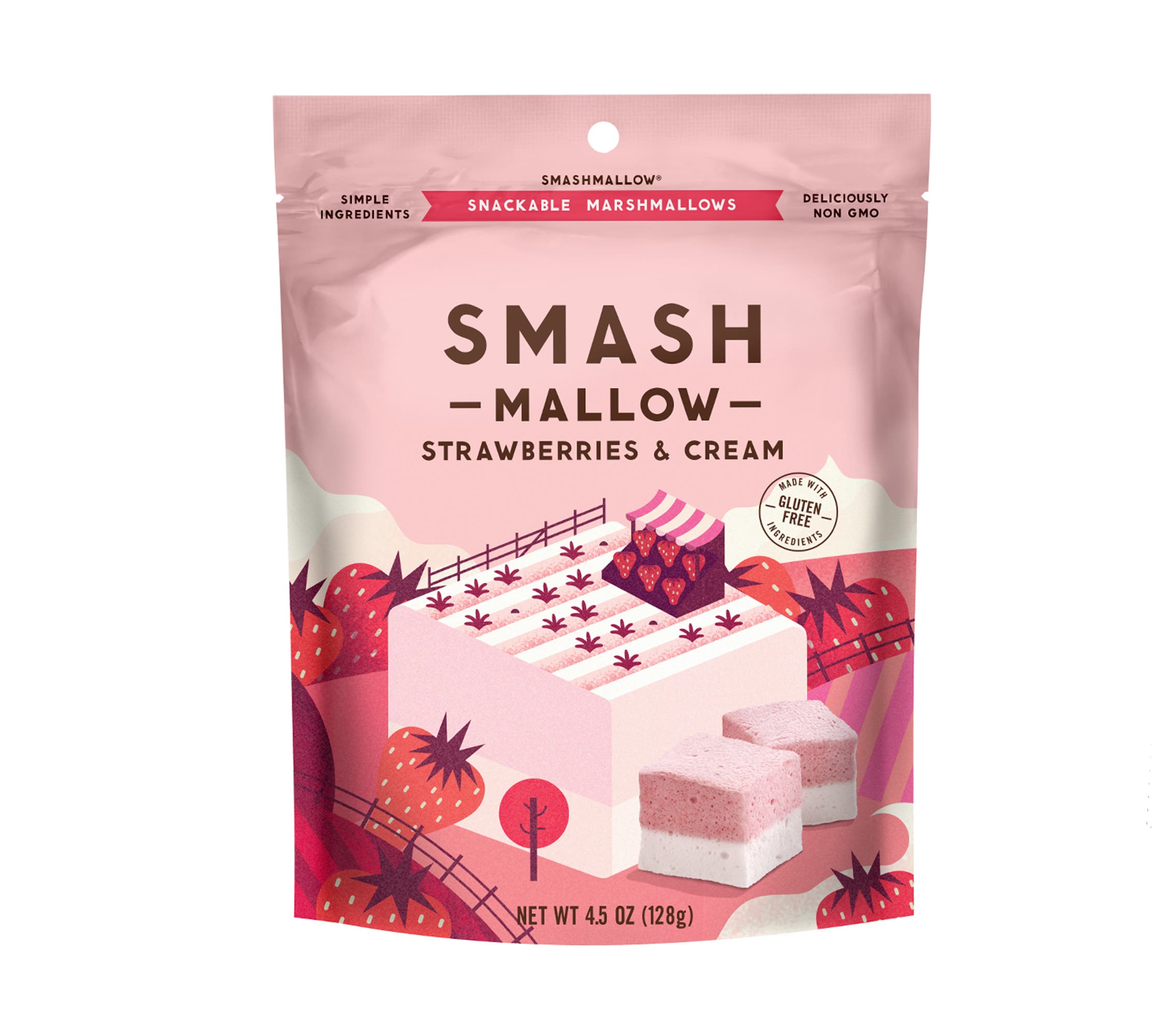 Smashmallow Strawberries and Cream None