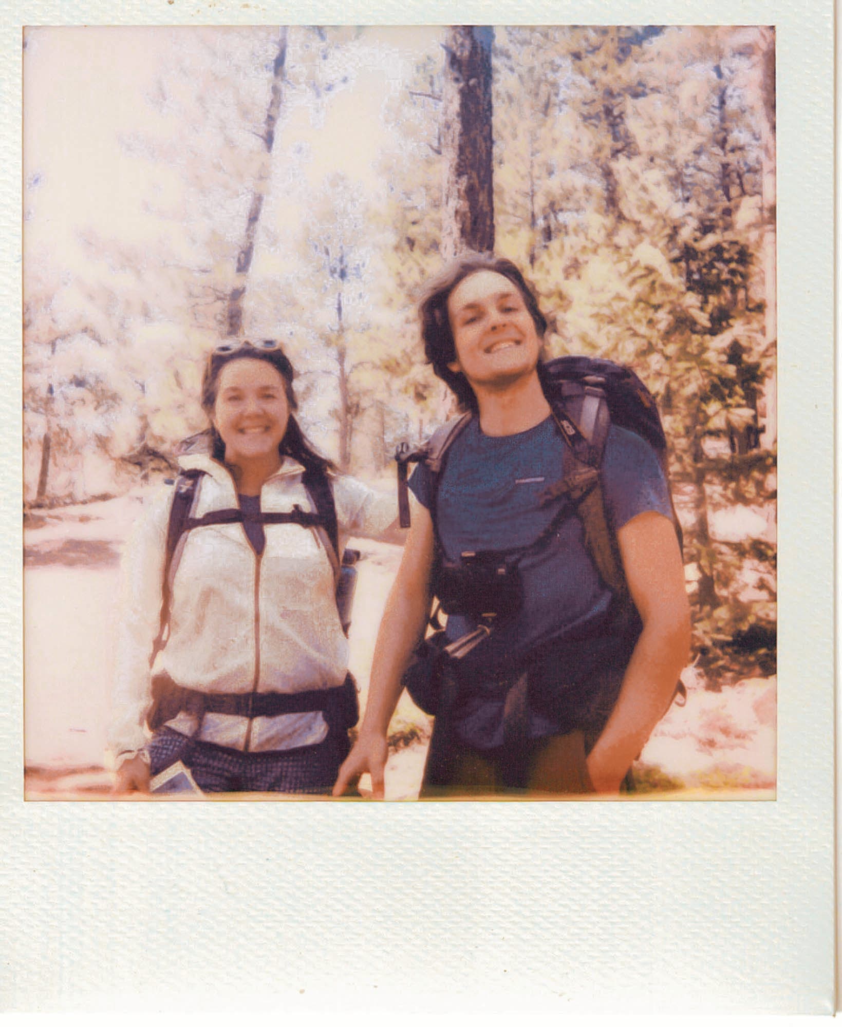 Tracy and Scout Hiking