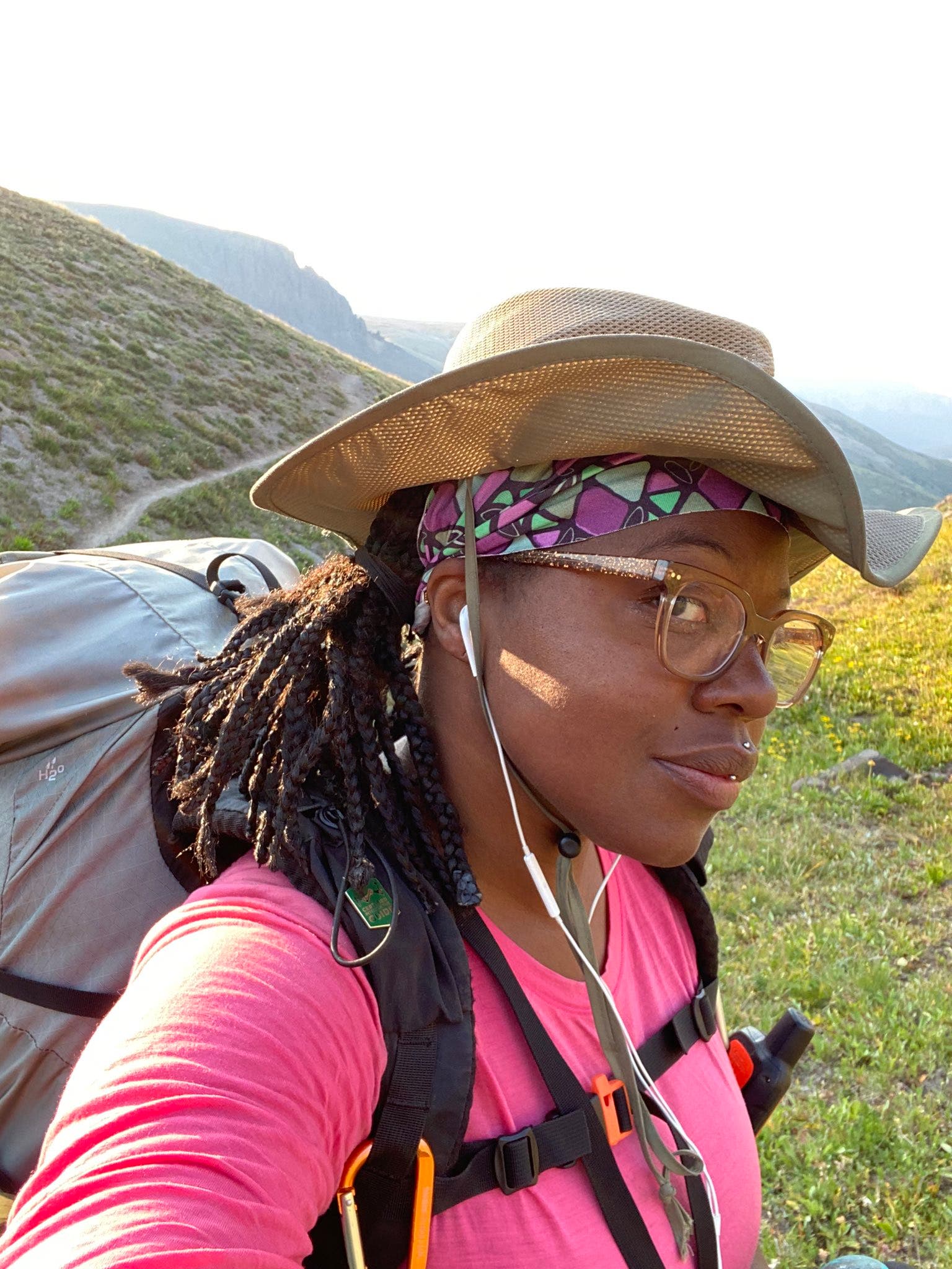 Patricia Cameron hiking