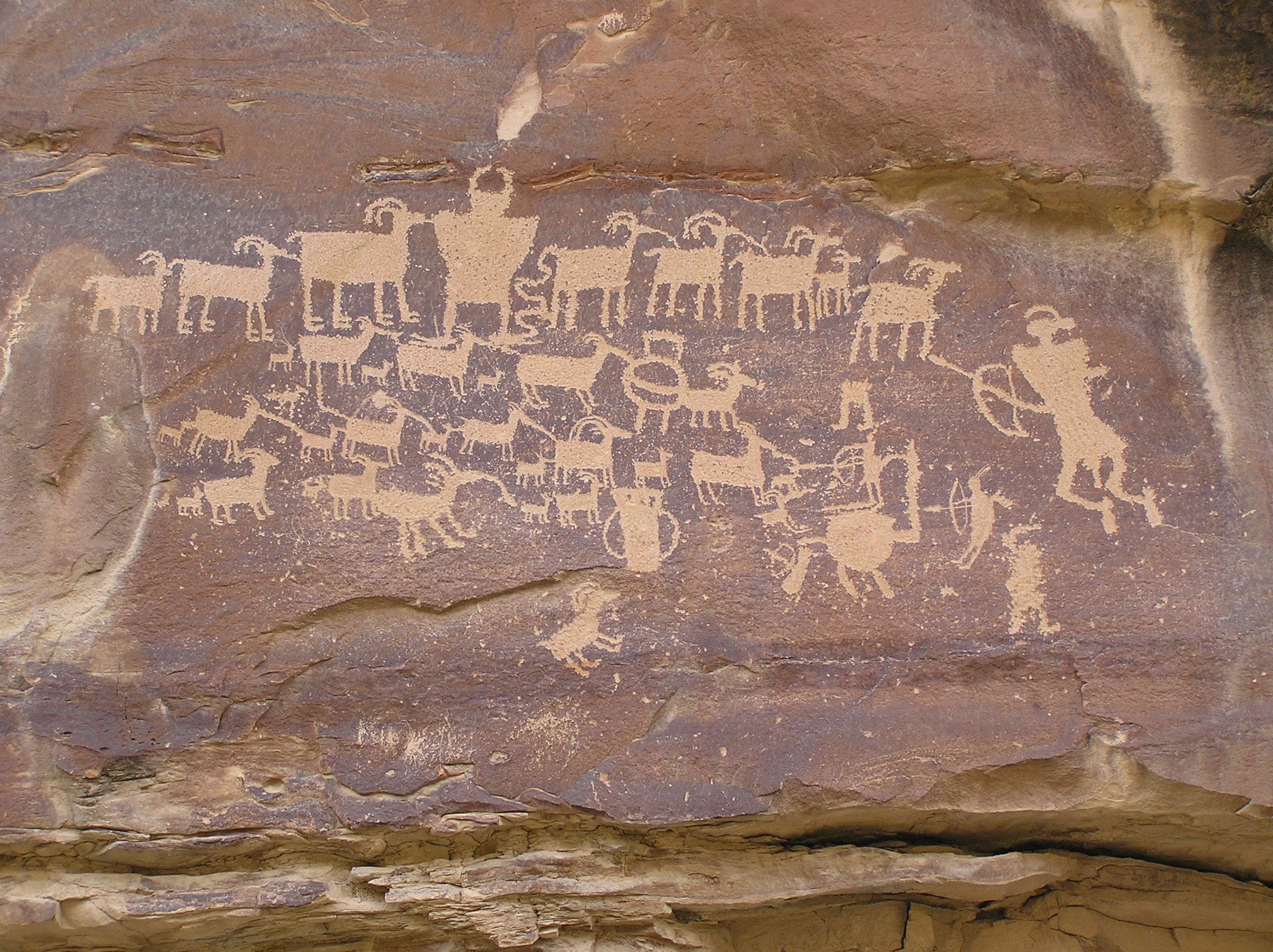 petroglyphs None