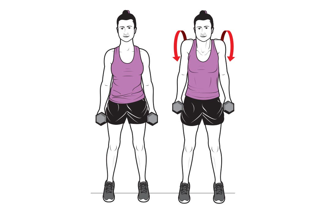 exercise-3-packs loaded shoulder rolls illustration