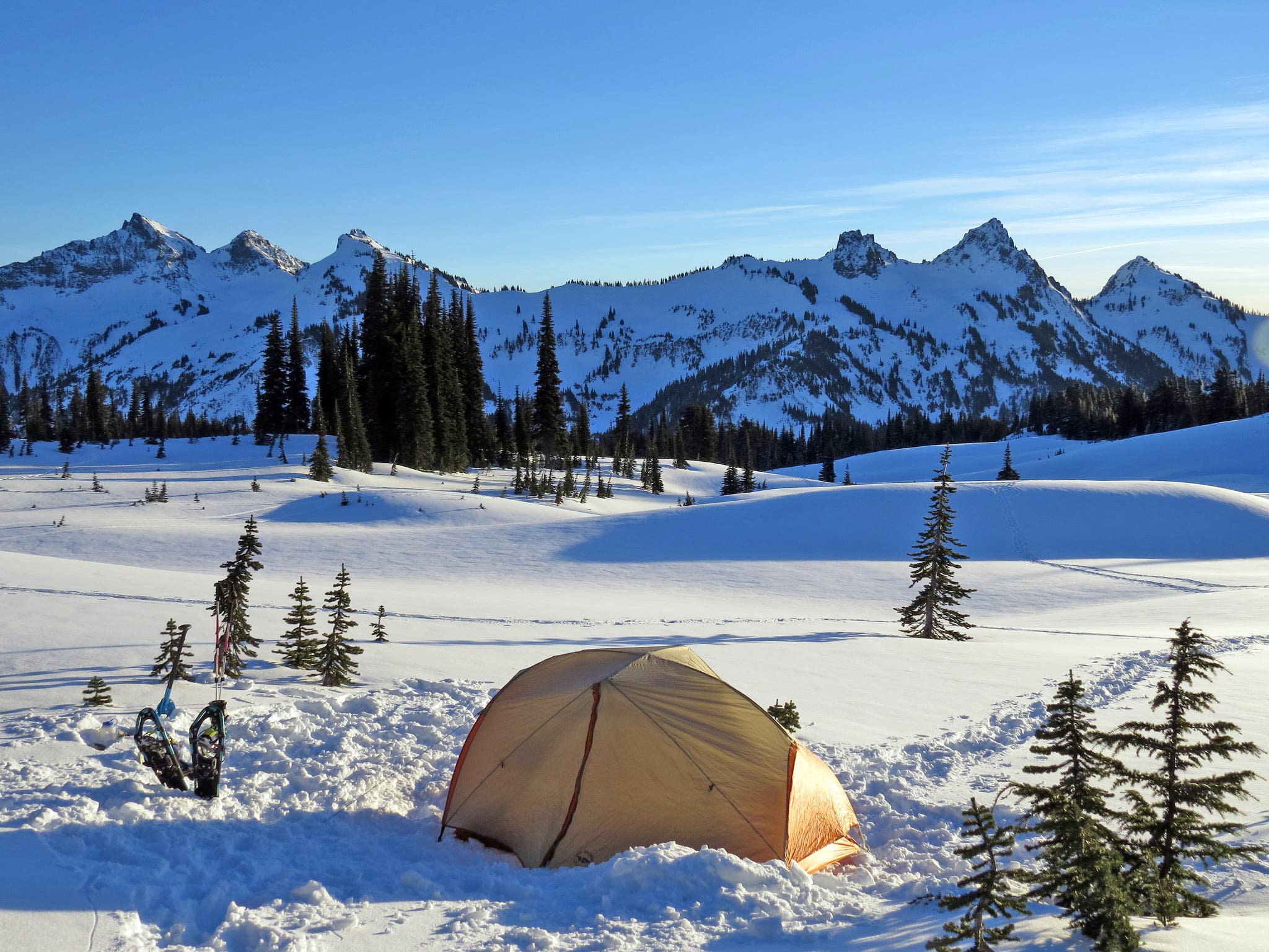 winter camping