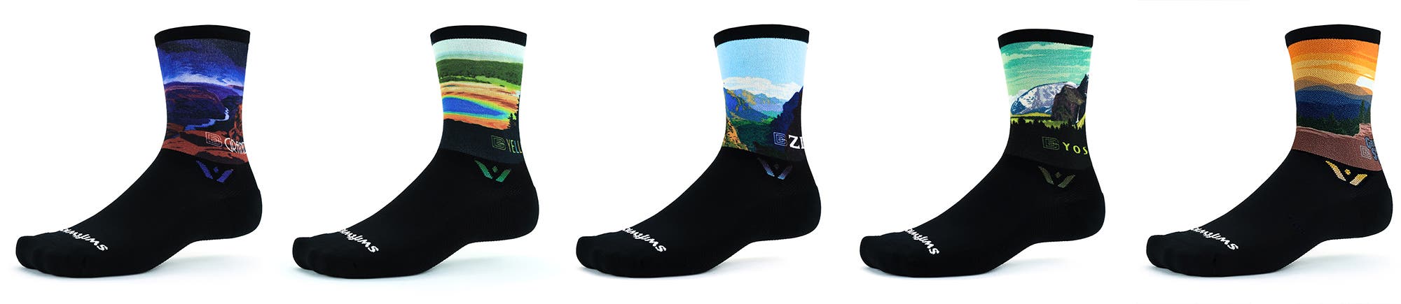 Swiftwick VISION Six Impression National Parks Collection Socks