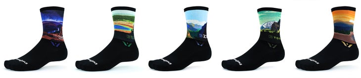 NP Socks Swiftwick VISION Six Impression National Parks Collection Socks