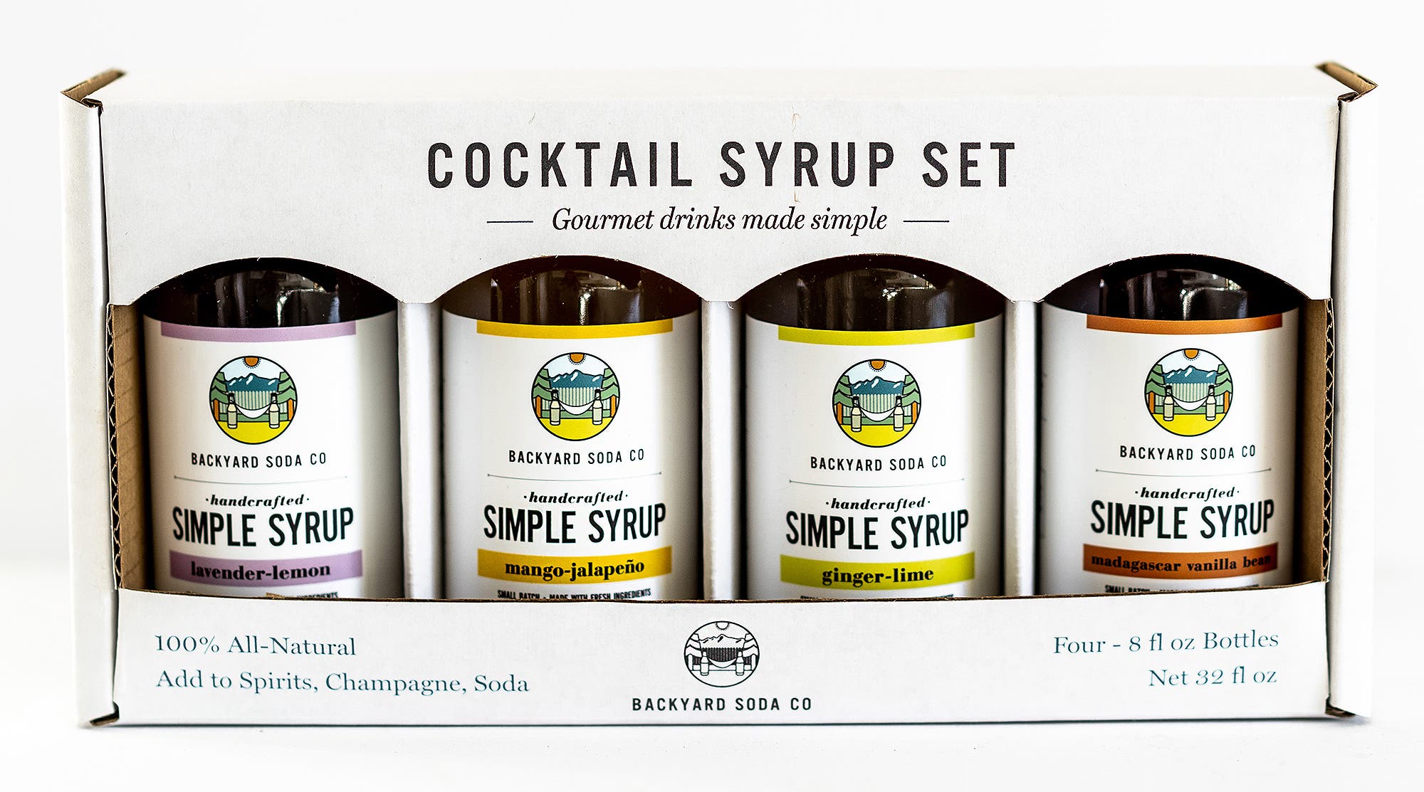 Backyard Soda Co. Simple Syrup Gift Pack