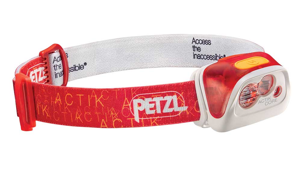 Petzl ACTIK CORE and Noctilight Headlamp and Lantern