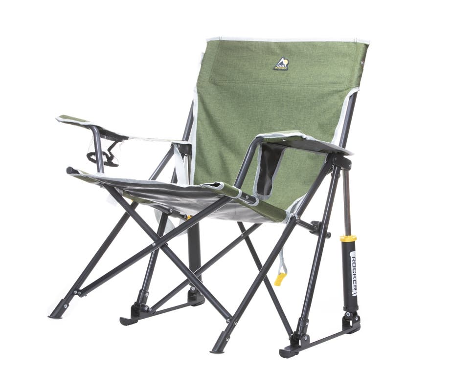 GCI Kickback Rocker06 green outdoor rocking chair