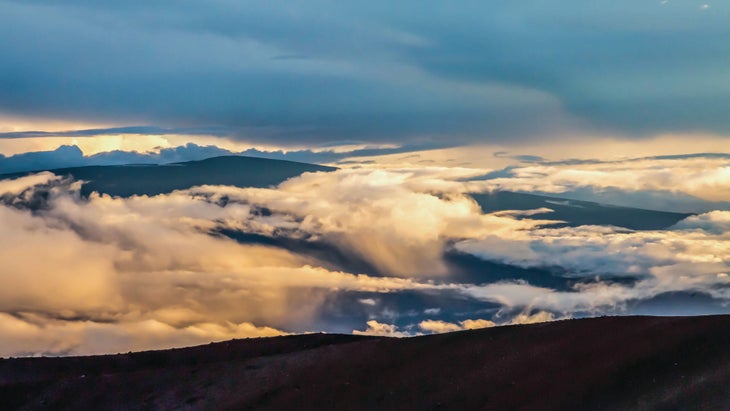 Clouds from Mauna Loa