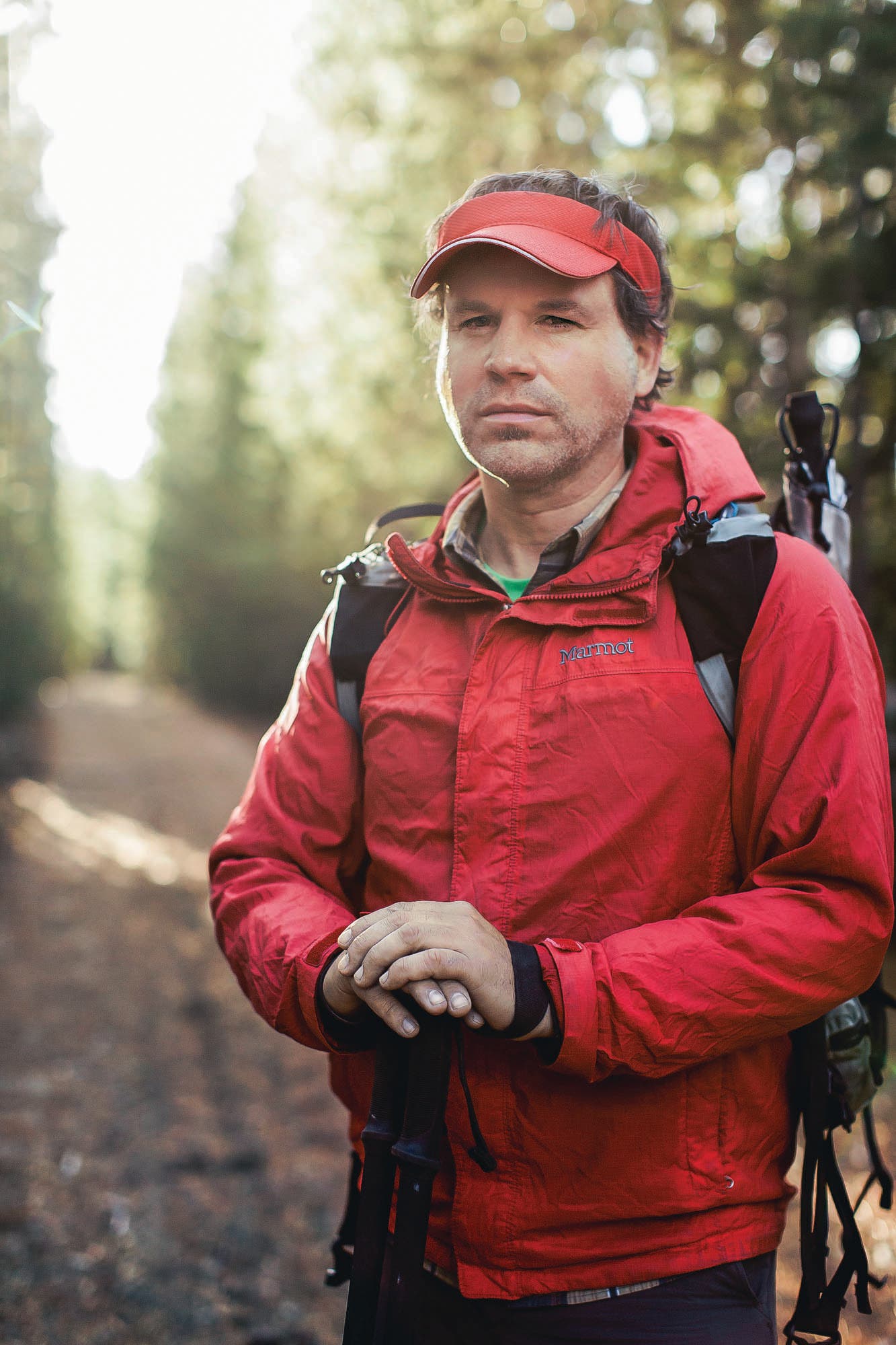 Portrait of hiker Rue McKenrick