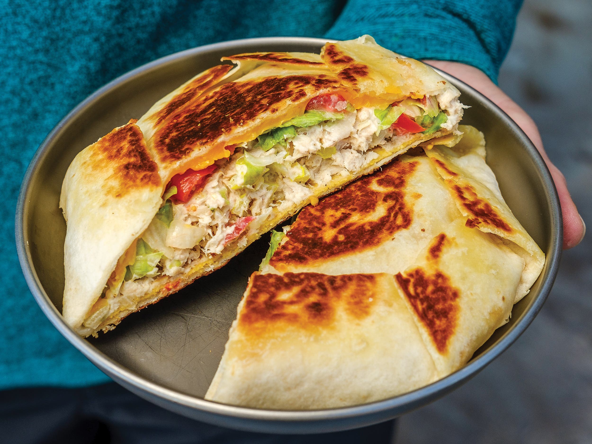 "Tuna Melt Crunchwrap"