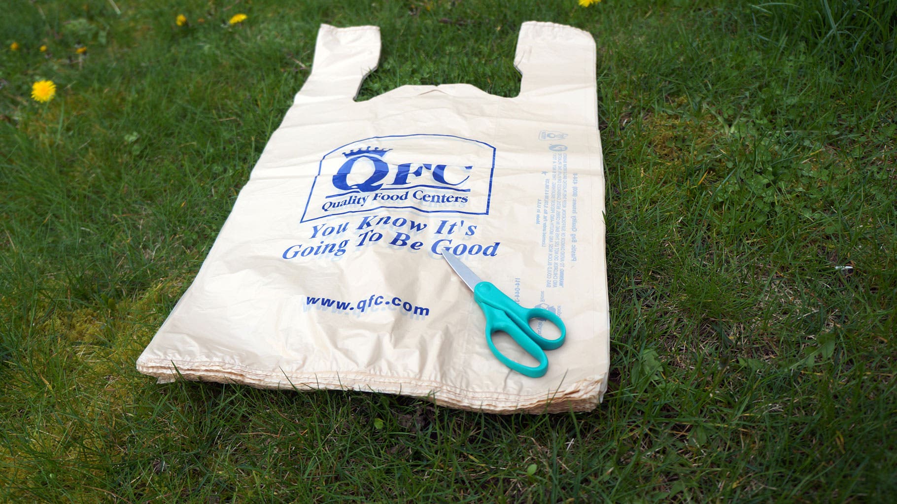 Lay the bags flat with handles flat on the sides.